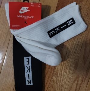 Nike Heritage Crew Socks (2 Pairs)